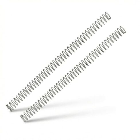 2Pcs Compression Spring Steel Wire Pen Springs Small Size 0.8 mm Wire Dia x 10 mm OD x 300 mm L Mechanical Spring Set for Repair Shop Home DIY Hardware Applications in Kuwait