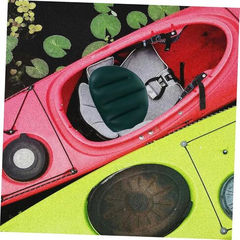 Luxshiny 2pcs Inflatable Boat Seat Cushion Pad Thickened PVC Rafting Kayak Backrest Seat Pad Ergonomic Portable Padded Mat for Outdoor Camping and Water Sports in Saudi Arabia