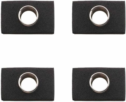 4PCS Electric Bass And Electric Guitar P90 Pickup Inner Pads With Springs EVA Bass Height Adjustment Pad For Foam Cartridge Black in Saudi Arabia