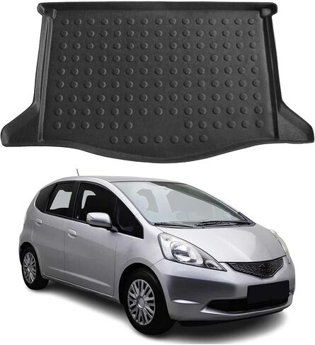 OMAC Cargo Mats Liner لسيارة Honda Fit 2006-2008 أسود مناسب لجميع الأحوال الجوية TPE in Saudi Arabia