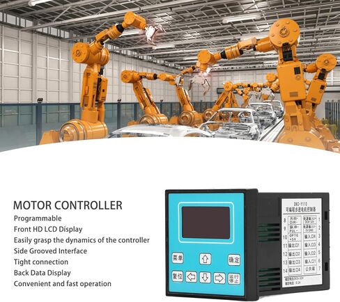 Programmable Motor Controller, DC6-32V Motion Programmable Controller, High Definition Liquid Crystal Display for Industrial Equipment, Machine Tools, Conveyors, Automatic Welding Equipment in Saudi Arabia