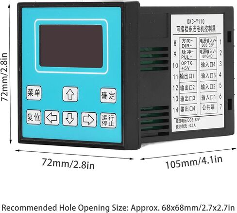 Programmable Motor Controller, DC6-32V Motion Programmable Controller, High Definition Liquid Crystal Display for Industrial Equipment, Machine Tools, Conveyors, Automatic Welding Equipment in Saudi Arabia