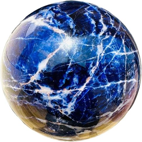 1 قطعة 1300-1400 جرام كرة كريستال كوارتز سوداليتي زرقاء in Kuwait