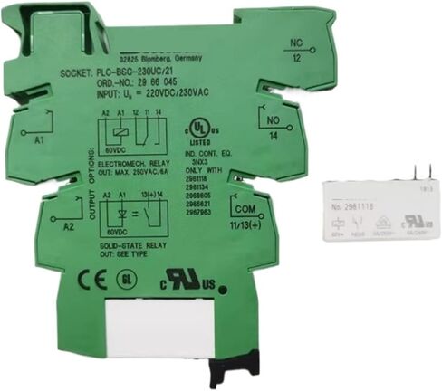 1pcs PLC-BSC-24DC/21 Contact Relay 2961105 2961121 2961118 2966595 2967950(No.2966595 2966016) in Saudi Arabia
