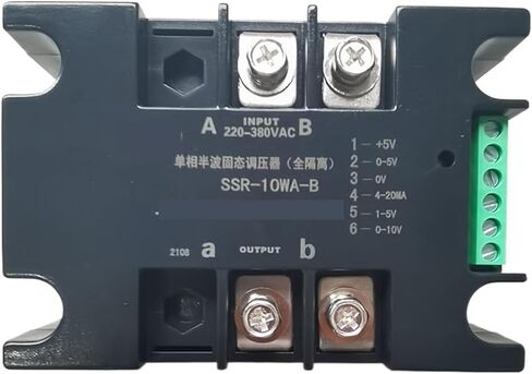 منظم جهد تيار متردد معزول بنصف موجة تيار متردد أحادي الطور وحدة الحالة الصلبة شبه الخاضعة للتحكم لـ 4 (SSR-100WA-B) in Kuwait