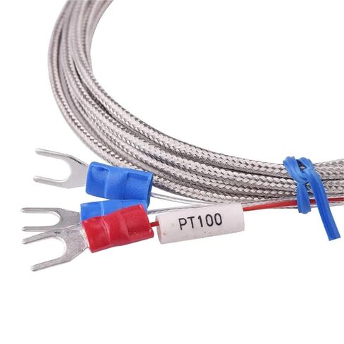 M6 Screw Type PT100 Resistance Detector Thermal Sensor 3 Wires Cable for Boiler Oven Temperature Controller(Cable Length 4m) in Saudi Arabia