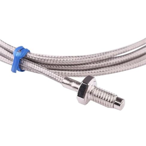 M6 Screw Type PT100 Resistance Detector Thermal Sensor 3 Wires Cable for Boiler Oven Temperature Controller(Cable Length 4m) in Saudi Arabia