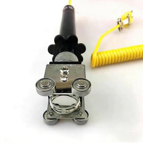 WRNM-101 Type Surface K-Type Thermocouple, -50°C to 600°C Handheld Probe for Moving Rollers, 40mm Tip with Retractable 1m-2m Cable in Saudi Arabia
