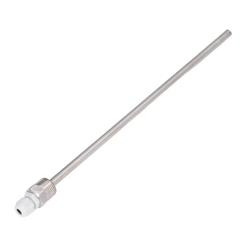الفولاذ المقاوم للصدأ Thermowell استشعار درجة الحرارة Thermowell مع غطاء بلاستيكي ABS 8 × 300 مم مسبار IP68 لجهاز استشعار درجة الحرارة الشمسية ملحقات الأجهزة البتروكيماويات السيارات in Saudi Arabia