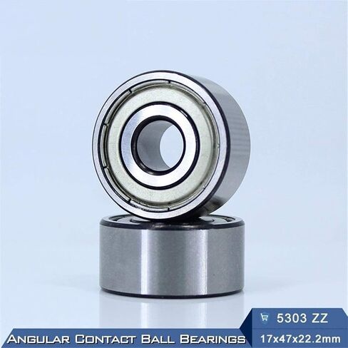 TMP1105 544162 5303 ZZ Bearing 17x47x22.2mm Axial Double Row Angular Contact Ball Bearings 5303ZZ 3303 3056303 in Saudi Arabia