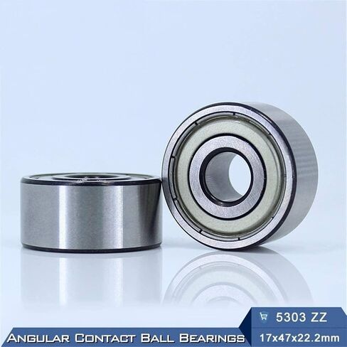 TMP1105 544162 5303 ZZ Bearing 17x47x22.2mm Axial Double Row Angular Contact Ball Bearings 5303ZZ 3303 3056303 in Saudi Arabia