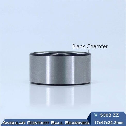 TMP1105 544162 5303 ZZ Bearing 17x47x22.2mm Axial Double Row Angular Contact Ball Bearings 5303ZZ 3303 3056303 in Saudi Arabia