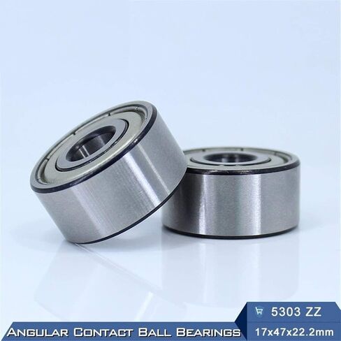 TMP1105 544162 5303 ZZ Bearing 17x47x22.2mm Axial Double Row Angular Contact Ball Bearings 5303ZZ 3303 3056303 in Saudi Arabia