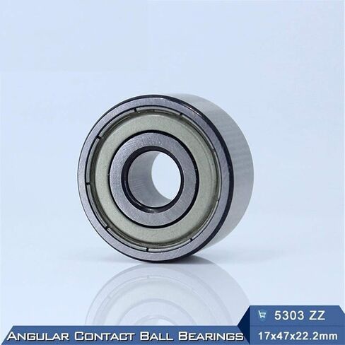 TMP1105 544162 5303 ZZ Bearing 17x47x22.2mm Axial Double Row Angular Contact Ball Bearings 5303ZZ 3303 3056303 in Saudi Arabia