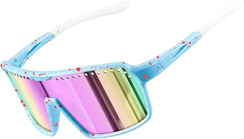 Polarized Kids Sunglasses Youth Baseball Sun Glasses for Softball Running and Cycling Sports UV400 in Saudi Arabia