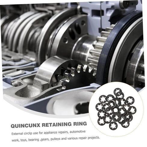 Veemoon 420pcs Carbon Steel Internal Tooth Bearing Locking Washers Set High Precision Clip Washers Resistant Fasteners for Humid Environments in Saudi Arabia