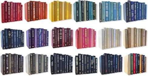 كتب حقيقية بلون للمكتب أو ديكور المنزل - التصميم الداخلي عرض حفل زفاف صورة الدعامة (11 كتابًا ، أسود - عنوان ذهبي) in Kuwait