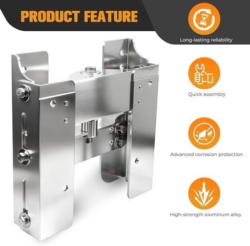 لوحة جاك يدوية قابلة للتعديل مقاس 10.16 سم لنظام توجيه القوارب الخارجية in Kuwait