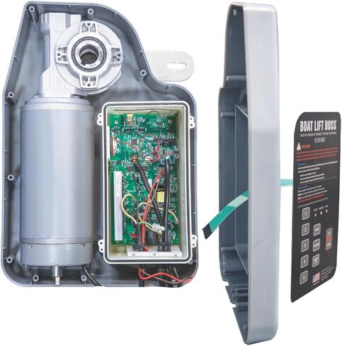Boat Lift Boss Gen 6 Direct Drive System 12/24v Boat Lift Motor, Wireless Remote and Bluetooth Capability - Fits Shoremaster, Beach King, Feighner and More. in Saudi Arabia