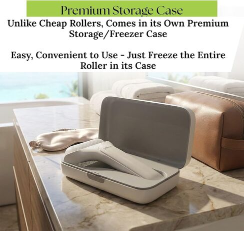 لوما لوكس كول إت! آيس رولر - علاج بارد متعدد الأغراض للوجه والجسم لحكة الجلد والانتفاخ والأكزيما والحروق الطفيفة وتخفيف حروق الشمس | مهدئ وقابل لإعادة الاستخدام in Kuwait