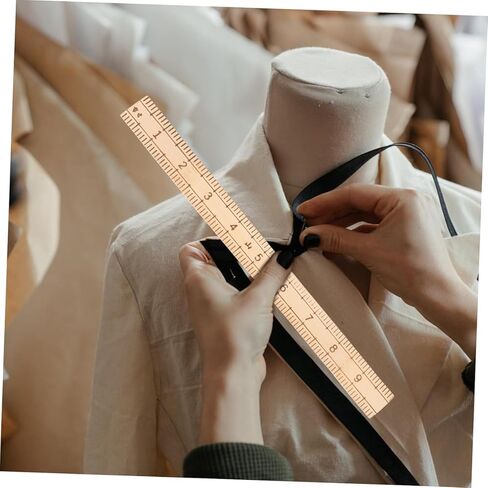 Meter Stick,Wood Sewing Craft Ruler Precision Tailor Ruler Tool Cutting for Sewing,Yard Stick in Saudi Arabia