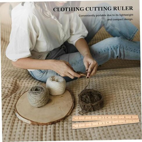 Meter Stick,Wood Sewing Craft Ruler Precision Tailor Ruler Tool Cutting for Sewing,Yard Stick in Saudi Arabia