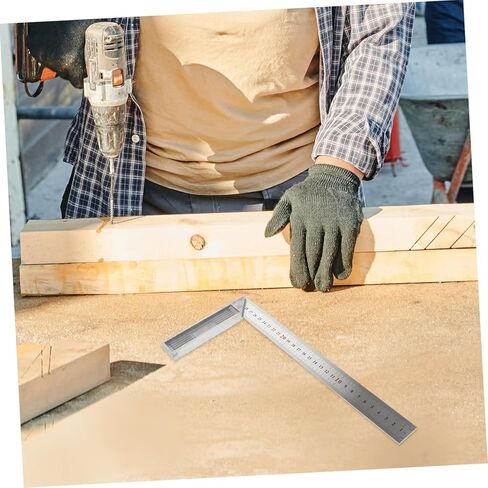 أداة قياس دقيقة 300 مم مسطرة النجارة، مربع نجار معدني، تصميم مربع التأطير، مسطرة قابلة للطي، عصا ساحة، عصا متر in Kuwait