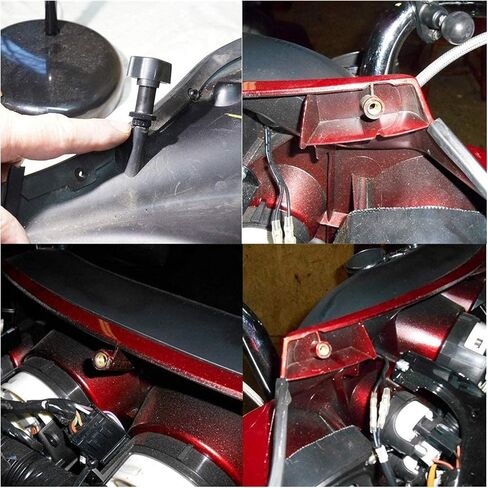 Pongnas Fairing Insert Repair Kit, Self Tapping Brass Inserts with T Handle Installation Tool, for Batwing Fairings Touring Bikes 1996 to 2017 in Saudi Arabia