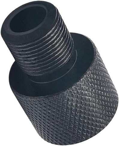 محول خيط ذكر 1/2-20 UNEF أنثى إلى 1/2-28 UNF - سبائك ألومنيوم عالية القوة - أسود مؤكسد - للسباكة والهيدروليكية والتطبيقات الصناعية، أسود in Kuwait