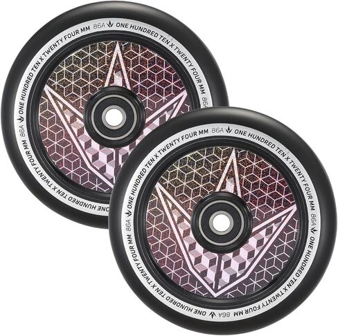 Envy Scooters Hollowcore Wheels Pair - 120mm x 26mm - Black in Saudi Arabia