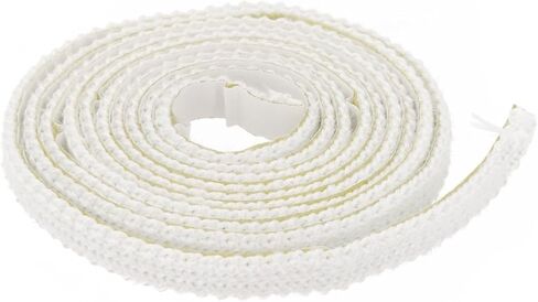 Flat Rope Gasket for Pellet Stove Heating, Oven Door Seal 12 x 3mm, Fiberglass High Temperature Resistant, Low Thermal Conductivity, 1 Pcs in Saudi Arabia