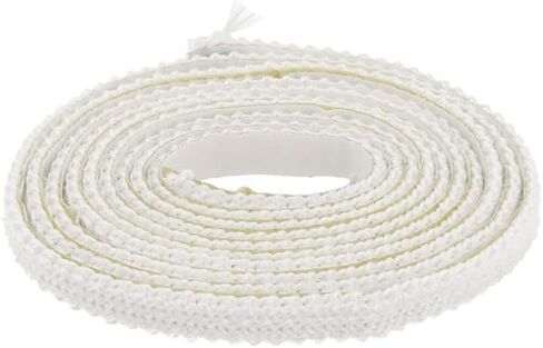 Flat Rope Gasket for Pellet Stove Heating, Oven Door Seal 12 x 3mm, Fiberglass High Temperature Resistant, Low Thermal Conductivity, 1 Pcs in Saudi Arabia