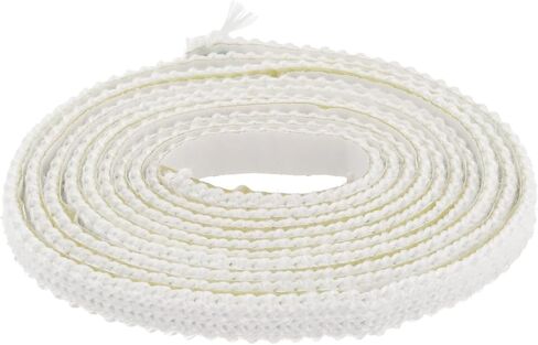 Flat Rope Gasket for Pellet Stove Heating, Oven Door Seal 12 x 3mm, Fiberglass High Temperature Resistant, Low Thermal Conductivity, 1 Pcs in Saudi Arabia