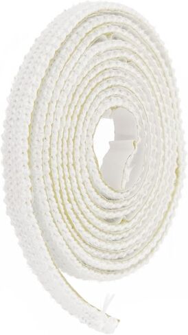 Flat Rope Gasket for Pellet Stove Heating, Oven Door Seal 12 x 3mm, Fiberglass High Temperature Resistant, Low Thermal Conductivity, 1 Pcs in Saudi Arabia