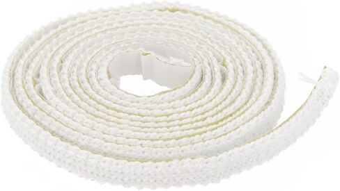 Flat Rope Gasket for Pellet Stove Heating, Oven Door Seal 12 x 3mm, Fiberglass High Temperature Resistant, Low Thermal Conductivity, 1 Pcs in Saudi Arabia