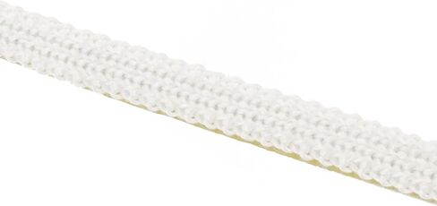 Flat Rope Gasket for Pellet Stove Heating, Oven Door Seal 12 x 3mm, Fiberglass High Temperature Resistant, Low Thermal Conductivity, 1 Pcs in Saudi Arabia