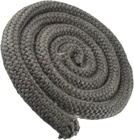 Black Fiberglass Stove Door Rope Seal 25 mm Diameter 2 m Length for Wood Burning Stoves,Pellet Stoves,Fireplaces,Boilers Industrial Ovens in Saudi Arabia