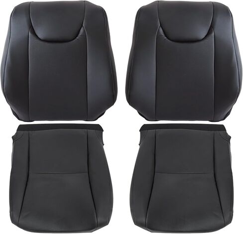 أغطية مقاعد خلفية سوداء بديلة للسائق والراكب من SecosAutoparts متوافقة مع Lexus RX350 RX450h 2010 2011 2012 2013 2014 2015 in Saudi Arabia