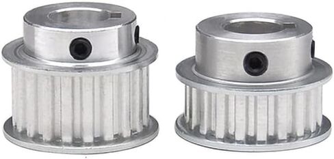 عجلة متزامنة XL20 سن T مع خطوة محدبة عجلة حزام متزامنة عرض أخدود من نوع BF 11/16 فتحة نهائية مع سلك علوي 2 - (طول الدليل: BF-11-19-6x2.8، اللون: BF-11-16) in Kuwait