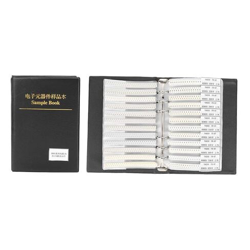 0805 Resistors Assortment Kit with 170 Types in Sample Book for Electronics Projects and PCB Prototyping in Saudi Arabia