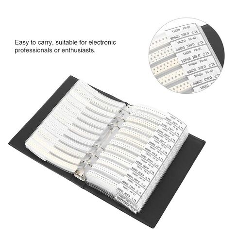 0805 Resistors Assortment Kit with 170 Types in Sample Book for Electronics Projects and PCB Prototyping in Saudi Arabia