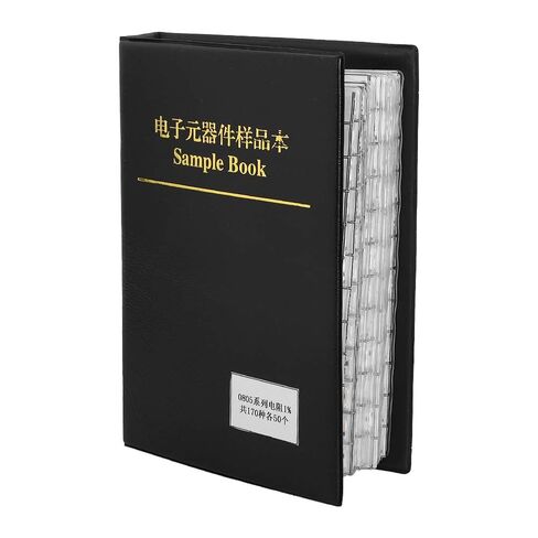 0805 Resistors Assortment Kit with 170 Types in Sample Book for Electronics Projects and PCB Prototyping in Saudi Arabia