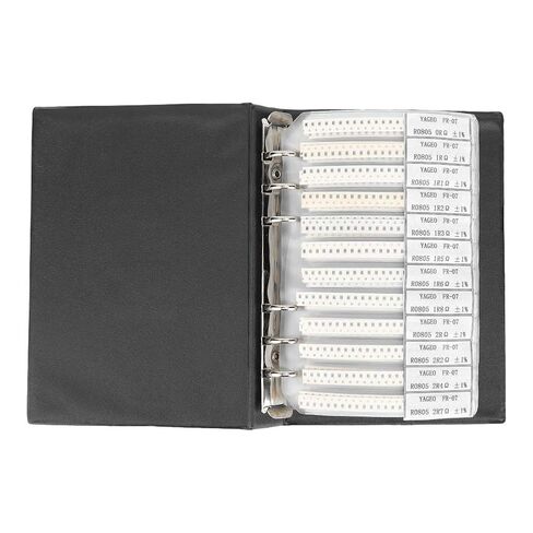 0805 Resistors Assortment Kit with 170 Types in Sample Book for Electronics Projects and PCB Prototyping in Saudi Arabia