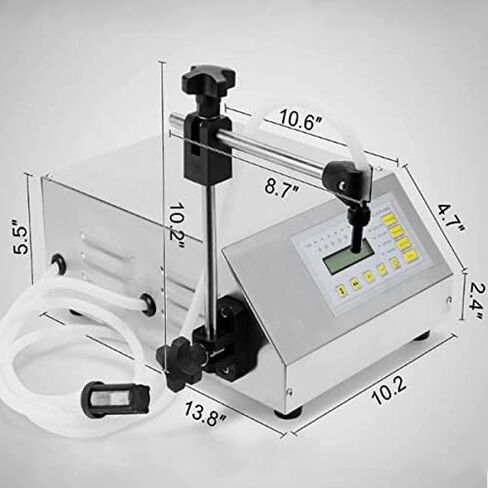 Liquid Filling Machine, Automatic Peristaltic Pump with Digital Control, Bottle Filler for Water and Liquid in Saudi Arabia