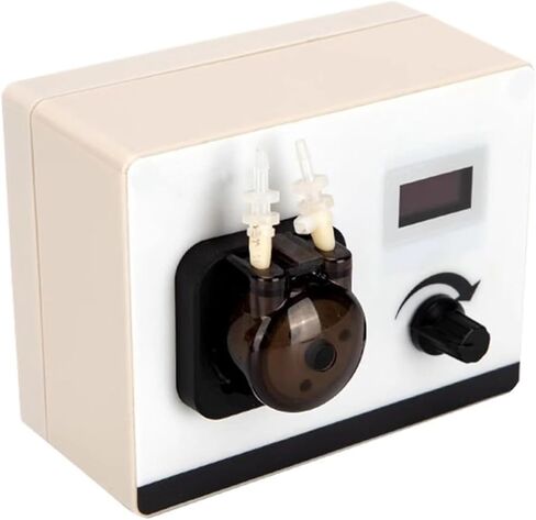 Lab Dosing Pump, Intelligent Peristaltic Pump with Foot Switch, Multiple Setting Modes, Adjustable 0-40ml/min Flow Rate for Laboratory and Aquarium Use in Saudi Arabia