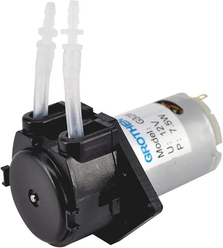 DC12V D2 مضخة الجرعات المختبرية رأس تمعجي سائل الماء الكيميائي 5 ~ 40 مل / دقيقة للمياه التحليلية لمختبر الحوض (D2 2 * 4) (70R، رأس المضخة) in Kuwait