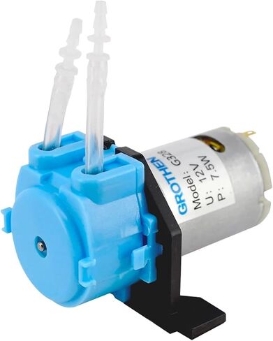 12 فولت D2 2*4 مللي متر مضخة الجرعات رأس تمعجي للمياه الكيميائية المختبرية D2: 5-40 مل/دقيقة (70R ، 24 فولت) in Kuwait