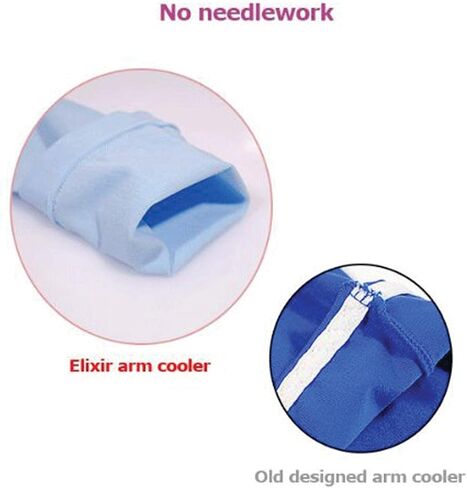 The Elixir Arm Sleeves UV Sun Protective Arm Compression Cover Warmer Cooler 4 Pairs (Beige, White, Navy, Grey) in Kuwait