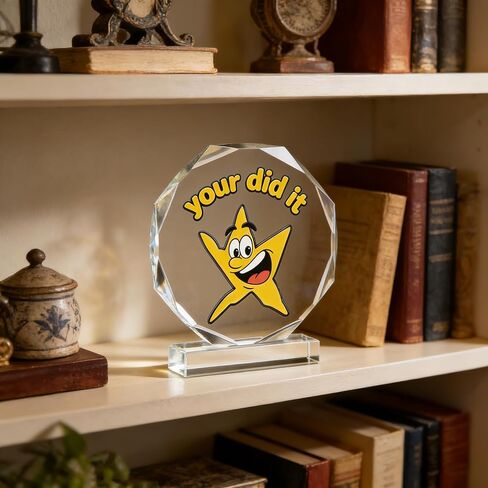 Funny Your did It Star Trophy مقاس 4.72 × 5.27 بوصة - هدية تخرج مرحة لزملاء العمل، ديكور مكتب مضحك، هدية عيد ميلاد، جائزة تشجيع، هدية مبتكرة للرجال والنساء والأصدقاء in Saudi Arabia
