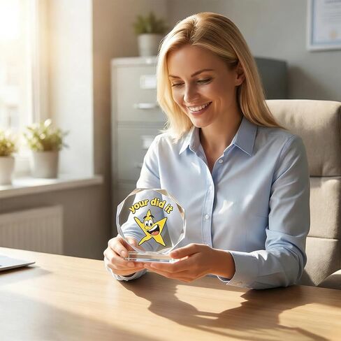 Funny Your did It Star Trophy مقاس 4.72 × 5.27 بوصة - هدية تخرج مرحة لزملاء العمل، ديكور مكتب مضحك، هدية عيد ميلاد، جائزة تشجيع، هدية مبتكرة للرجال والنساء والأصدقاء in Saudi Arabia